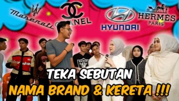 AI TEAM CHALLENGE PRONOUNCE NAMA LUXURY BRAND DAN NAMA KERETA !!!