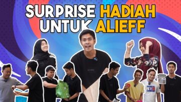 AITEAM SUPRISE HADIAH BIRTHDAY ALIFF !!!