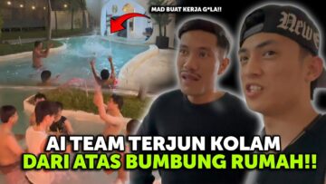 AKU BUAT KERJA GILER TERJUN DARI ATAS RUMAH?!.SEMUA AI TEAM PANIK KENA MARAH DENGAN ALIFF!!