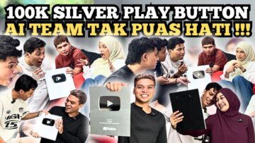 ALHAMDULILLAH REACTION AI TEAM EHIN UNBOXING SILVER PLAY BUTTON !! AI TEAM MARAH NASIHAT DEKAT EHIN