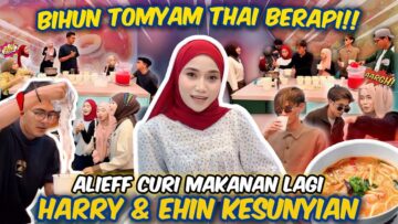 ALIEF IRFAN BUAT HAL CURI MAKANAN LAGI !! |  KARINA PLAN NAK KE PARIS ?!!