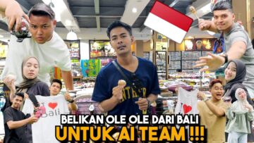 ALIEFF BELIKAN HADIAH OLE OLE BALI UNTUK AI TEAM !!!