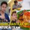 ALIEFF MASAK NASI KAK WOK UNTUK AI TEAM !!! PERGH SEDAP KAW KAW…