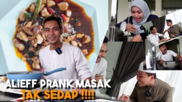 ALIEFF PRANK MASAK AYAM MASIN LEVEL 10000X !!! RAMAI KECEW4….