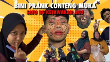 ANIS PRANK CONTENG MUKA!! SATU KG DATANG KETAWAKAN AKU!!