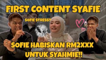 APA !!?? SOFIE CUL1K SYAHMIE !?? SYAHMIE PAW SOFIE MAKAN KEDAI MAHAL !!!!