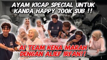 AYAM KICAP UNTUK AI TEAM | FIRST CONTENT NADA KENA WARNING DENGAN ALIEF IRFAN !!
