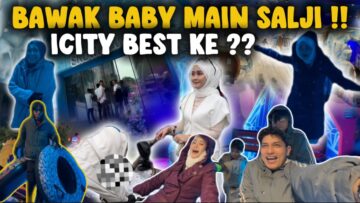 BABY UZAIR KESEJUKAN MAIN SALJI  !!! FIRST TIME BAWAK BABY BERJALAN JAUH !!!