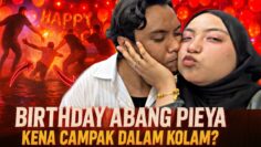 BANGLO UNTUK ABANG PIEYA ‼️ SIAPA KENA CAMPAK KOLAM ??