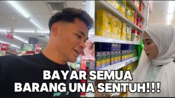 BAYAR SEMUA APA UNA SENTUH!! | MAKAN MODAL CONTENT NI!!!