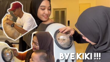 BELLA & ISYA  MEN4NGIS !!! BELLA TERP4KSA LEPASKAN KUCING KESAYANGAN BELLA !!!😭😭