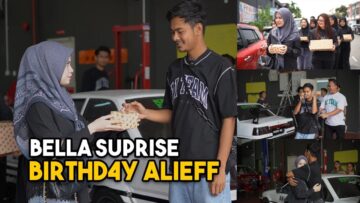 Bella surprised 11 jenis hadiah birthday alieff !! Ai team terkejut ??!