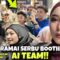 BOOTH AI TEAM KENA SERBU DENGAN ORANG RAMAI !!  AUFAR AJAK NISA COMEBACK !!