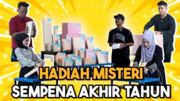 BOSS BAGI HADIAH MISTERI AKHIR TAHUN UNTUK AI TEAM !!!