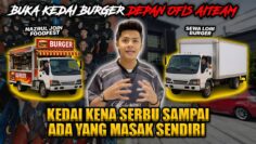 BUKA KEDAI BURGER DEPAN OFIS!!! SEMUA SERBU TAK CUKUP SATU SEDAP SANGAT?! BEREBUT NAK MASAK