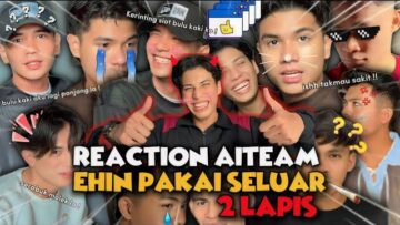 BULU KAKI PALING PANJANG DEKAT AI TEAM !! EHIN PAKAI SELUAR ALIEFF IRFAN ! AI TEAM MALU DENGAN EHIN