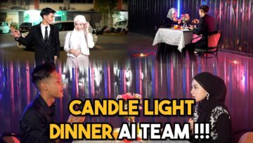 CANDLELIGHT DINNER 3 PASANGAN ROMANTIK AI TEAM !!!