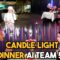 CANDLELIGHT DINNER 3 PASANGAN ROMANTIK AI TEAM !!!