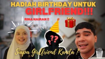 CARI HADIAH UNTUK GIRLFRIEND !! RINA TEKEJUT KANDA SETIA !!