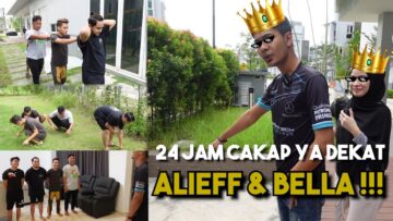 Challenge 24 Jam Cakap YA Dekat Alieff & Bella !!! Teruk Kena Bul1…