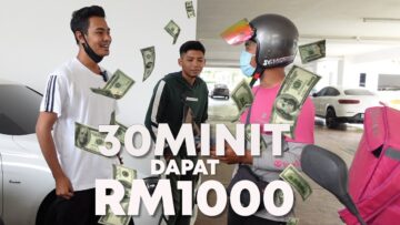 Challenge Bagi 10X GANDA Duit Makanan Untuk FOODRIDER!!!