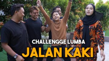 CHALLENGE LUMBA JALAN KAKI !!! AFIQ DAN FIERA JATUH TERSUNGKUR !!!