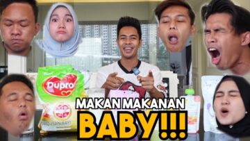 CHALLENGE MAKAN MAKANAN B4BY !!! SAMPAI MUNT4H & MEN4NGIS…