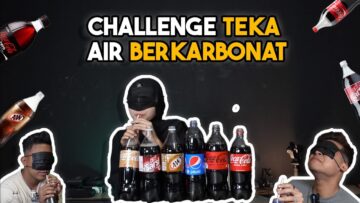 CHALLENGE TEKA AIR MINUMAN GAS !!! SUMP4H SUSAH GIL4 NAK TEKA…