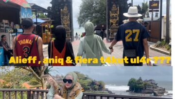 Double date dengan fiera & aniq ! . Diorang t4kut ul4r ???