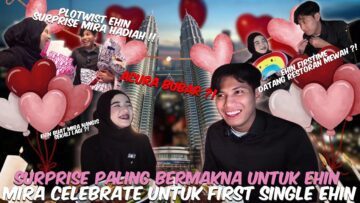 EHIN MIRA CANDLE LIGHT DINNER DI RESTORAN MEWAH‼️ACURA DPT SURPRISE PALING BERMAKNA‼️EHIN GAYAT⁉️