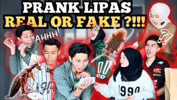 EHIN PRANK AI TEAM LIPAS REAL ?? AI TEAM TAKUT MENGGELUPUR PEGANG LIPAS !!