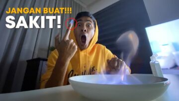 Eksperimen Mudah Di Rumah !!! Jari Alieff Berapi….