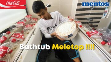 Experiment Coca Cola Bathtub VS Mentos !!!