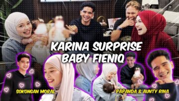 FIENIQ TAK SUKA HADIAH RINA??!! KANDA DAH READY JADI PAPA!!