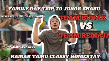 GELAGAT KELUARGA AIMAN FAMILY DAY DI JOHOR BHARU‼️ REBUT GULA – GULA DALAM KOLAM‼️