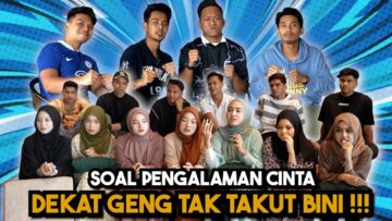 GENG TAK TAKUT BINI AI TEAM AJAR TALENT TENTANG CINTA !!!