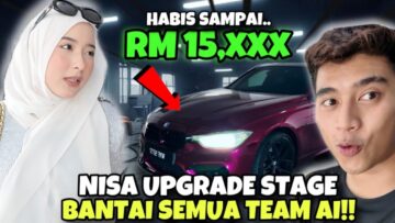 HABIS BELAS-BELAS RIBU DALAM MASA SATU HARI !! NISA BANTAI SEMUA KERETA BMW AI TEAM YANG ADA !!!