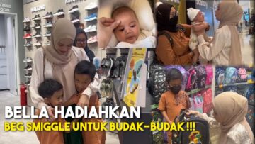 HADIAH BIRTHDAY !! BAWAK BUDAK2 PERGI BELI BAG SMIGGLE !!!