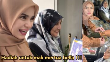 Hadiah raya untuk mak mertua bella !!! Umie alieff pemalu ???