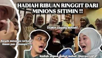 HADIAH RIBUAN RINGGIT❗️❗️ AISYAH MENANGIS TERHARU❗️❗️FANS AISYAH  & AIMAN KAYA RAYA
