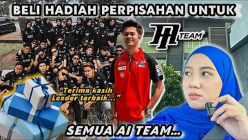HARI PERPISAHAN TERAKHIR !! HADIAH  UNTUK LEADER DAN AI TEAM ..