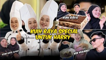 HARRY TERKEJUT RASA MASAKAN RINA??!! HARRY MUNTAH RASA KUIH RINA!!!