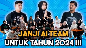 JANJI JANJI TALENT AI TEAM TAHUN 2024 !!! 2023 BANYAK TALENT BERMAS4LAH…