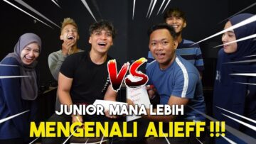 JUNIOR MANA LEBIH KENAL ALIEFF ? BOY DAN ISHA JODOH PAKAI BAJU SAMA…