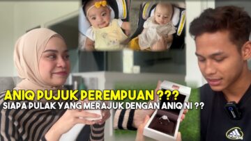 Kami pergi check in ! Aniq belikan cincin untuk someone ???