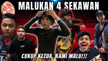 KANDA MUAYTHAI DALAM WAYANG !! 4 SEKAWAN DAN EHIN MALU !!