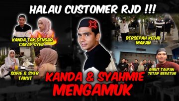KANDA SYAHMIE MENG4MUK DI KEDAI !! SYER SOFIE MALU … !! KANDA HALAU CUSTOMER !!