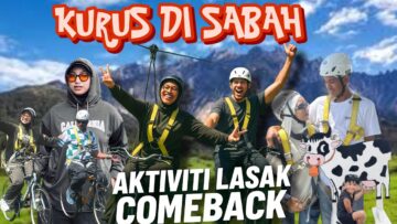 KAYUH BASIKAL ATAS TALI 📍TERAPUNG DI UDARA SABAH ‼️