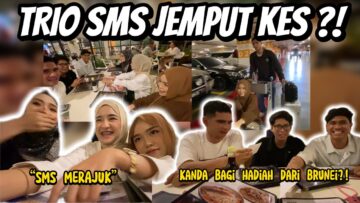 KEKASYER BERGADUH MERAJUK?! TRIO BUAT HAL DEKAT KEDAI MAKAN!!