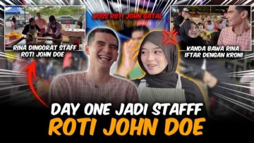 KERJA GIL4 RINA TERJAH ROTI JOH DOE!!! PERTAMA KALI KARINA BERBUKA BERSAMA!!!